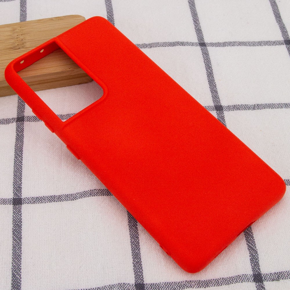 Silicone Cover Full without Logo (A) для Samsung S21 Plus (Red)-1