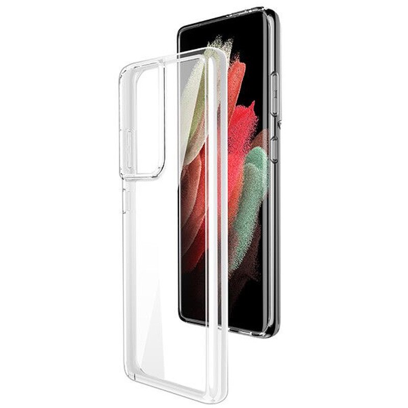 Накладка Epic Transparent 1,0mm для Samsung S21 Ultra прозора-0