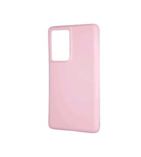 Накладка Fibra для Samsung S21 Ultra (Light pink)-0