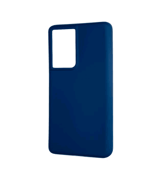 Накладка Fibra для Samsung S21 Ultra (Navy blue)-0