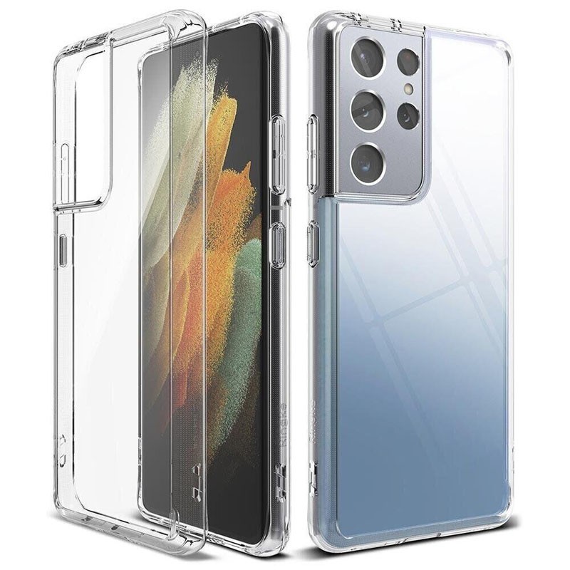 Накладка Epic Transparent 1,5mm для Samsung S21 Ultra прозора-0