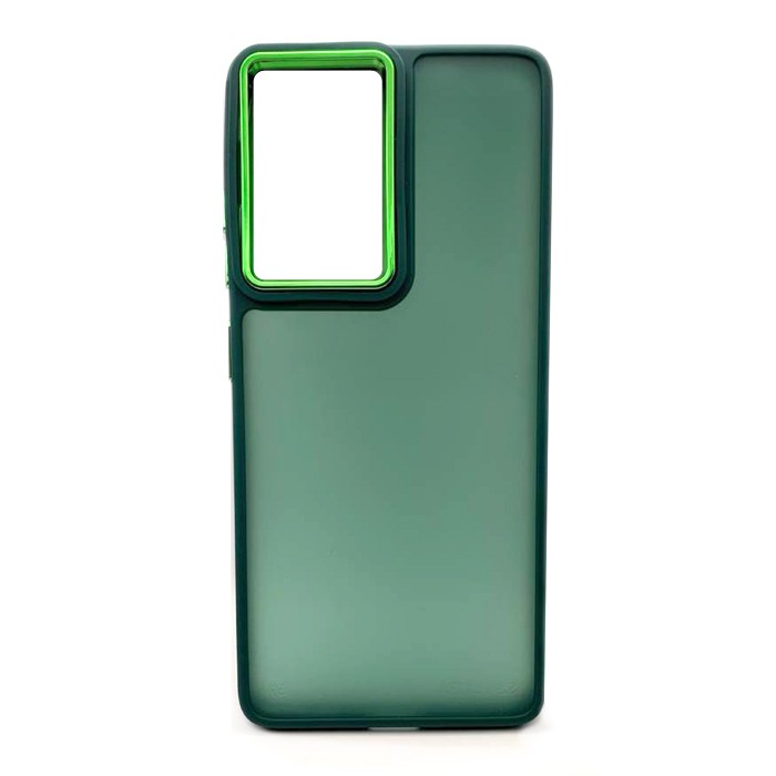 Накладка FIBRA Metallic Matte для Samsung S21 Ultra (Green)-0