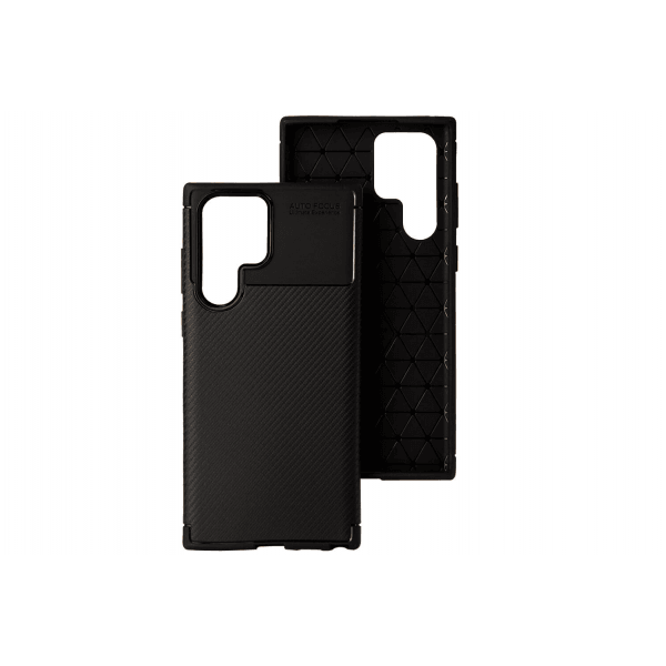 Накладка Ultimate Experience Carbon для Samsung S21 Ultra чорна-0