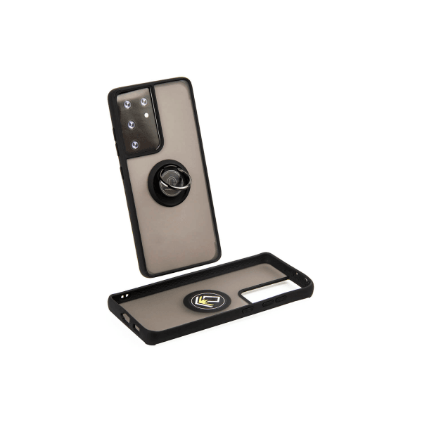 Накладка Totu Gingle Ring для Samsung S21 Ultra чорна-0