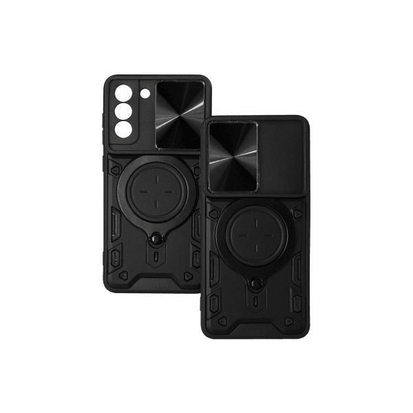 Накладка Protective Stand Case для Samsung S21 FE (Black)-0
