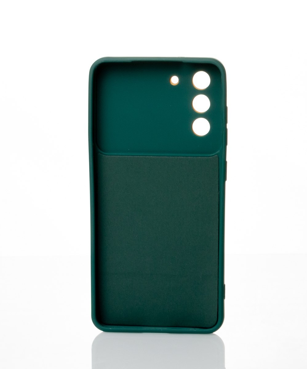 Накладка CAMERA PROTECTION для Samsung S21 FE темно-зелена-1