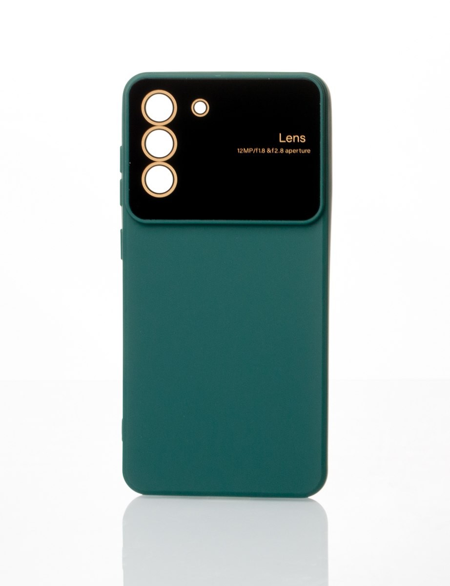Накладка CAMERA PROTECTION для Samsung S21 FE темно-зелена-0