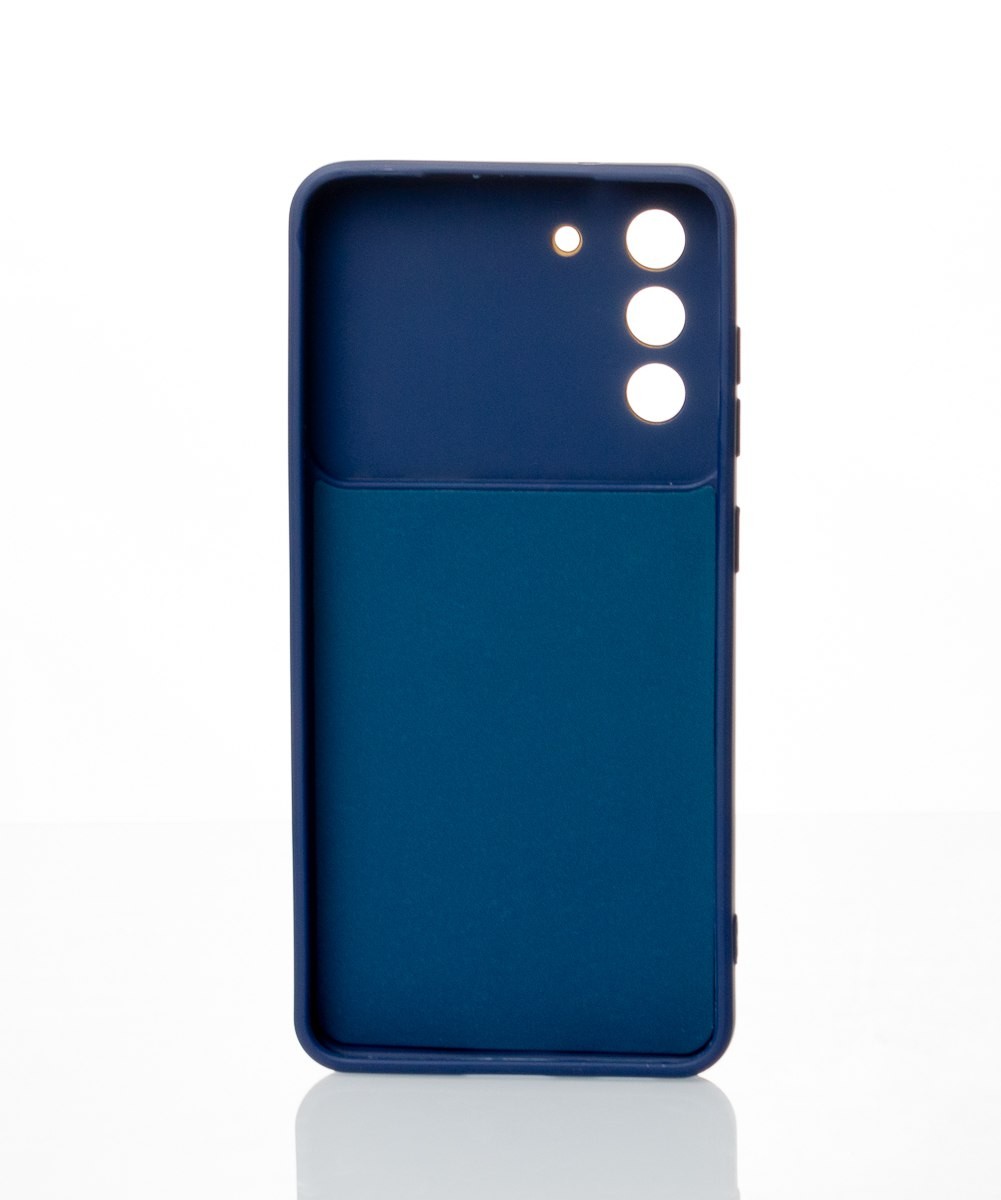 Накладка CAMERA PROTECTION для Samsung S21 FE темно-синя-1