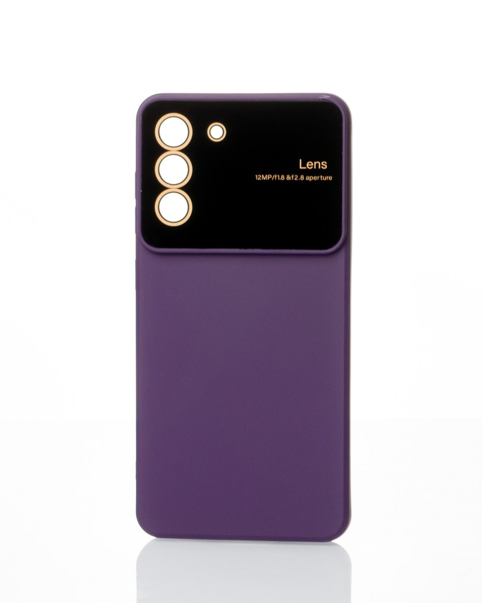 Накладка CAMERA PROTECTION для Samsung S21 FE фіолетова-0