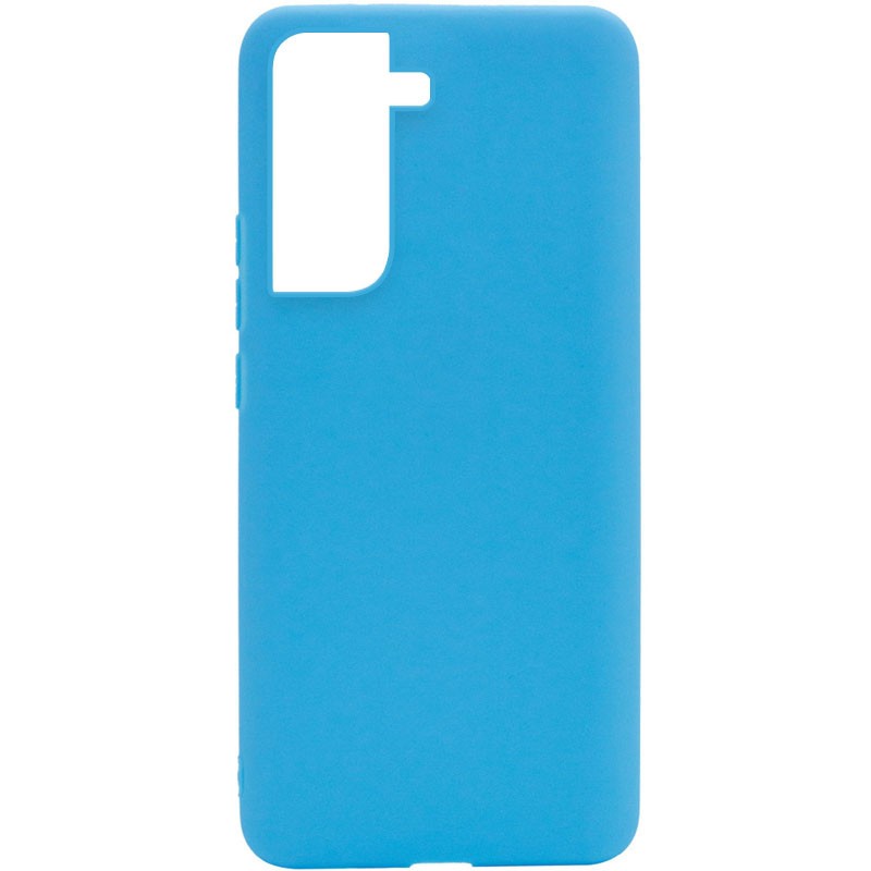 Накладка Candy для Samsung S21 FE Блакитна-0