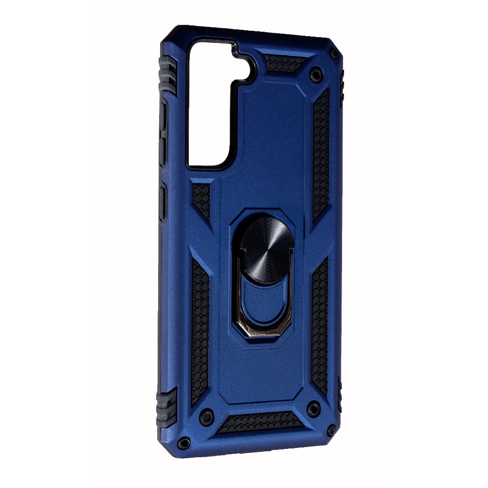 Накладка під магнітний тримач Serge Ring для Samsung S21FE (Dark blue)-0