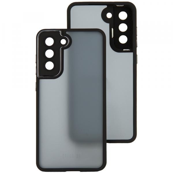 Накладка Luxury Metal Lens для SAMSUNG S21FE (Чорний)-0