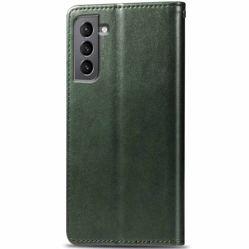 Книжка GETMAN Gallant для Samsung S21FE зелена-1