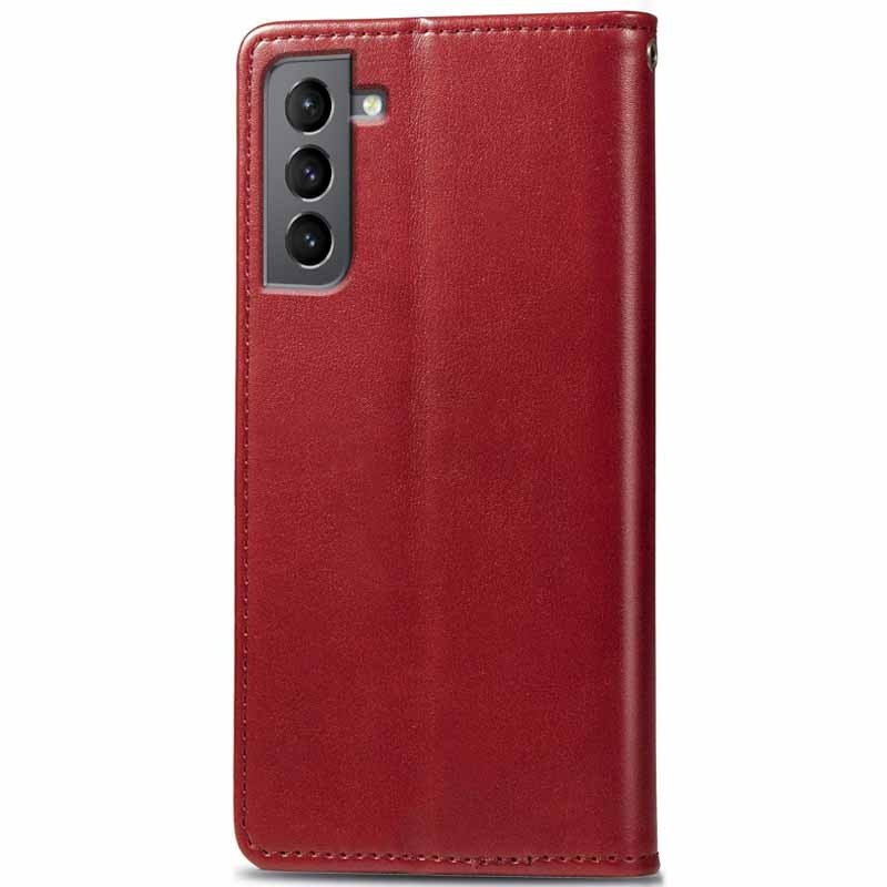 Книжка GETMAN Gallant для Samsung S21FE Червона-1