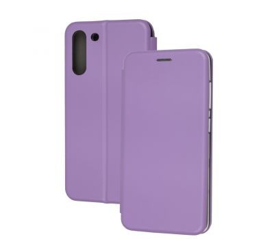 Книжка Premium для Samsung S21FE Світло бузкова-1