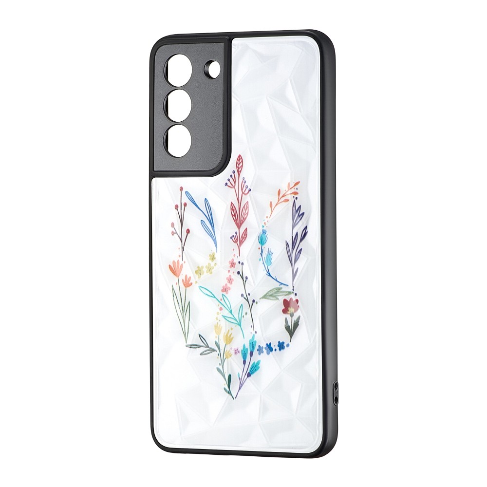 Накладка Prisma Ladies для Samsung S21FE Квітучий герб-0