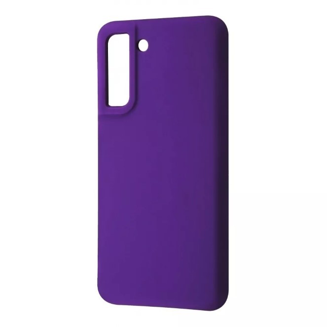 WAVE Full Silicone Cover Samsung S21 FE (G990B) (dark purple)-0
