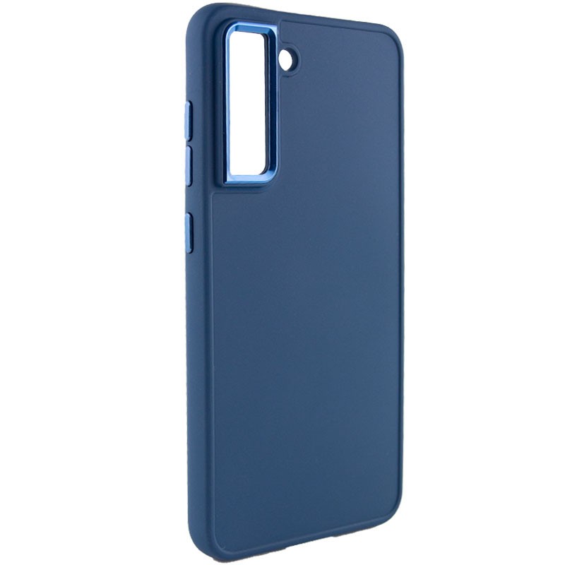 Накладка FIBRA Metallic Matte для Samsung S21FE (Blue)-0