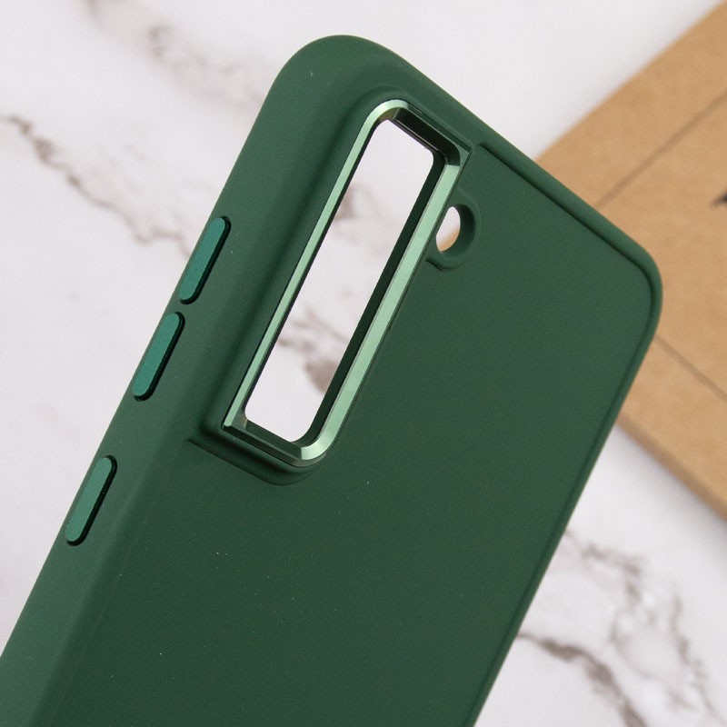 Накладка FIBRA Metallic Matte для Samsung S21FE (Green)-2
