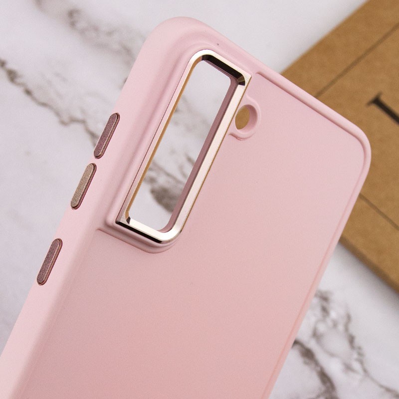 Накладка FIBRA Metallic Matte для Samsung S21FE (Pink sand)-2