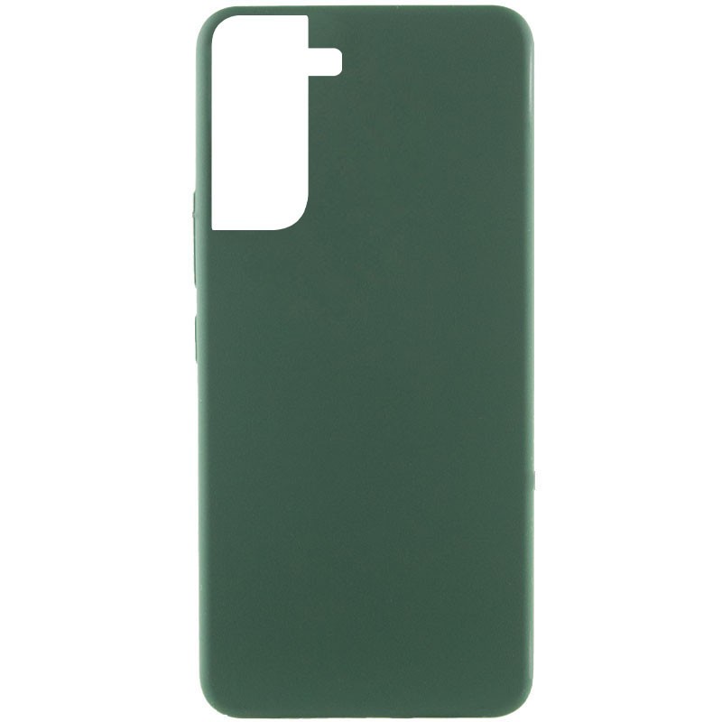 Silicone Cover Lakshmi Full Camera для Samsung S21 FE (Cyprus Green)-0