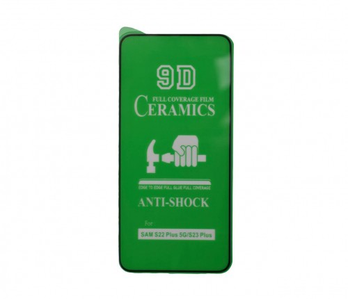 Гнучке скло Ceramic для Samsung S23 Plus/S22 Plus глянцеве з чорною рамкою-0
