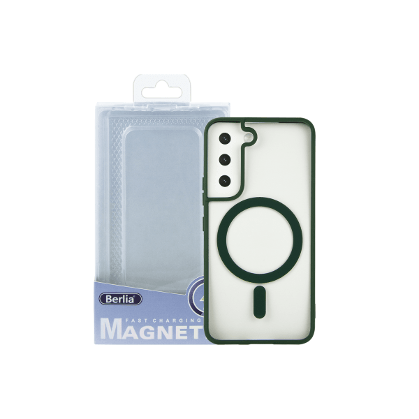 Накладка Magsafe Berlia Color Series для SAMSUNG S22 Plus (Green)-0