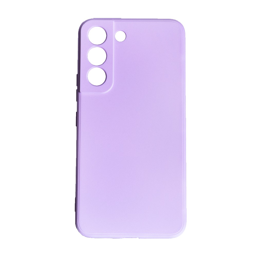 Накладка Silicone case SMTT для Samsung S22 (Purple)-0