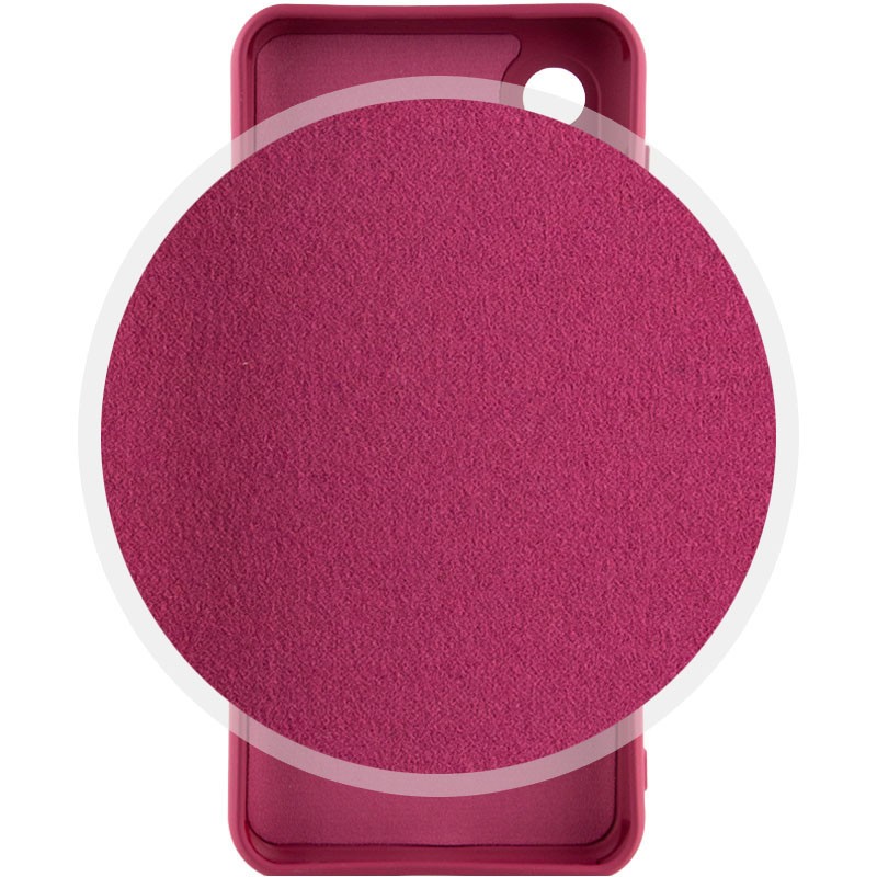 Silicone Cover Full Camera without Logo (A) для Samsung S22+ (Marsala)-1