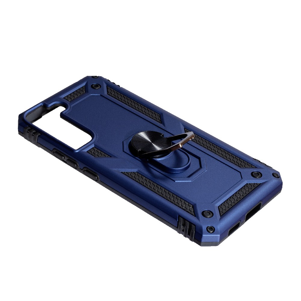 Накладка під магнітний тримач Serge Ring для Samsung S22 (Dark blue)-1