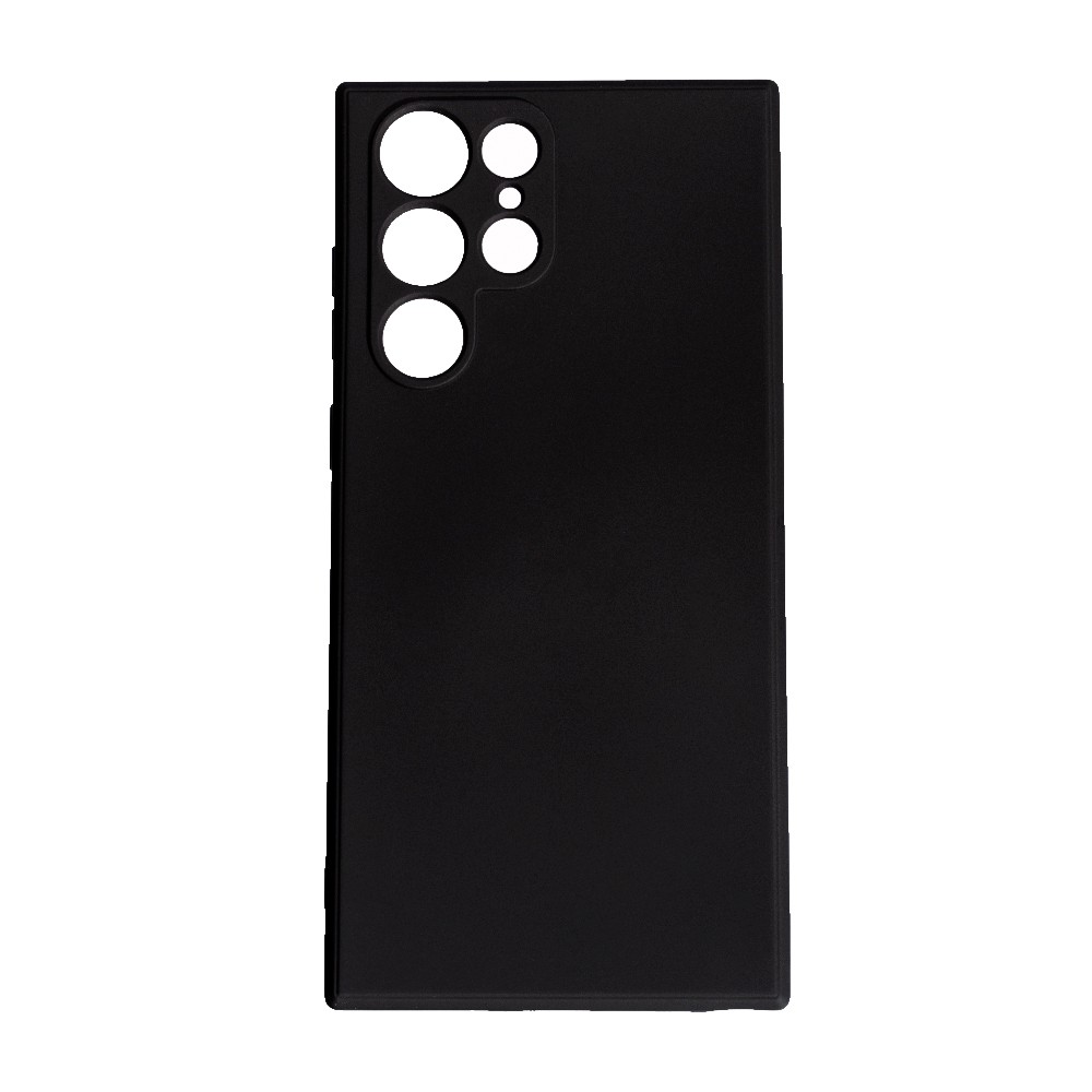 Накладка Silicone case SMTT для Samsung S22 Ultra  (Black)-0