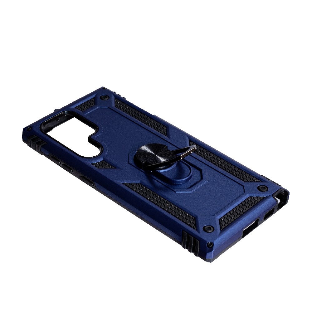 Накладка під магнітний тримач Serge Ring для Samsung S22 Ultra (Dark blue)-1