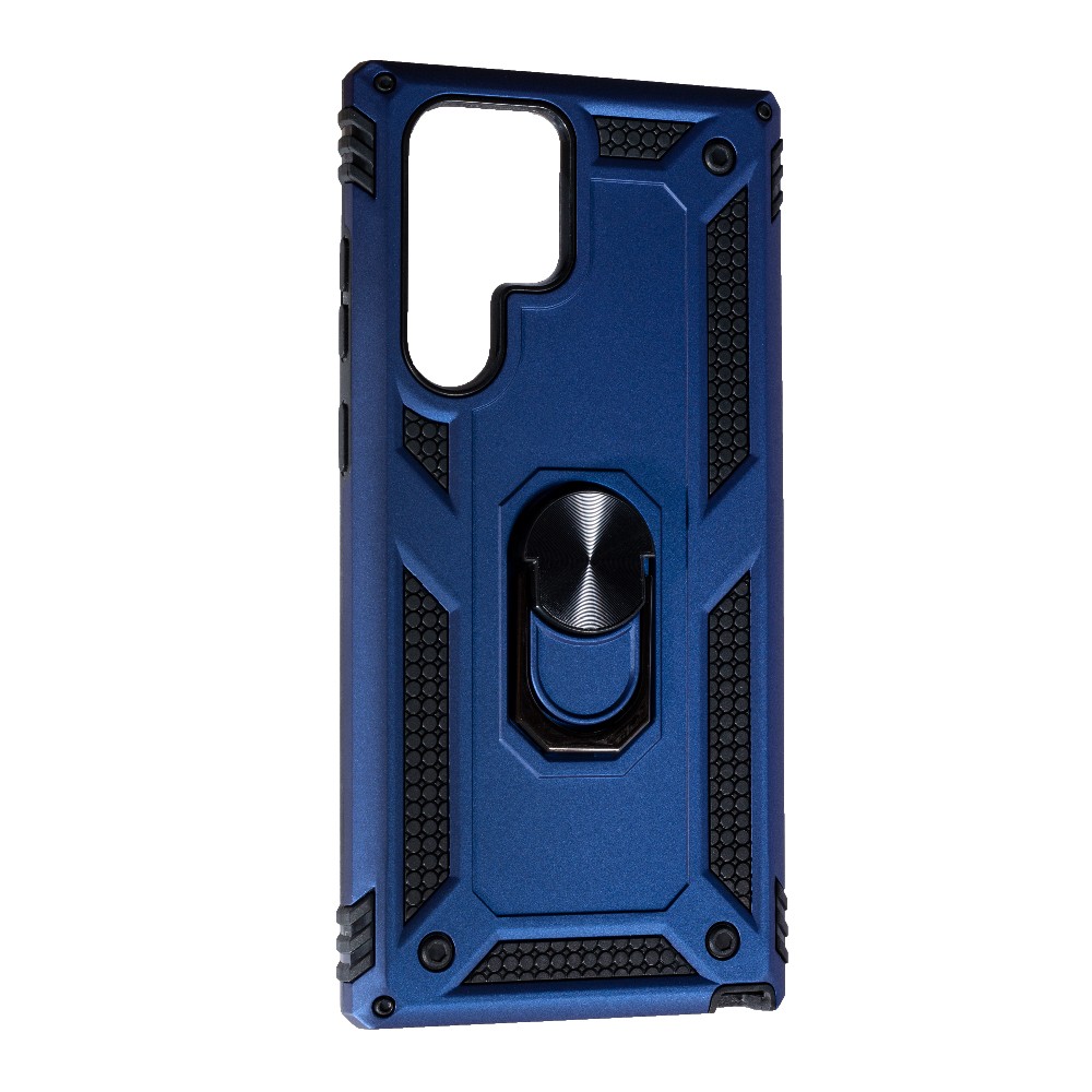 Накладка під магнітний тримач Serge Ring для Samsung S22 Ultra (Dark blue)-0