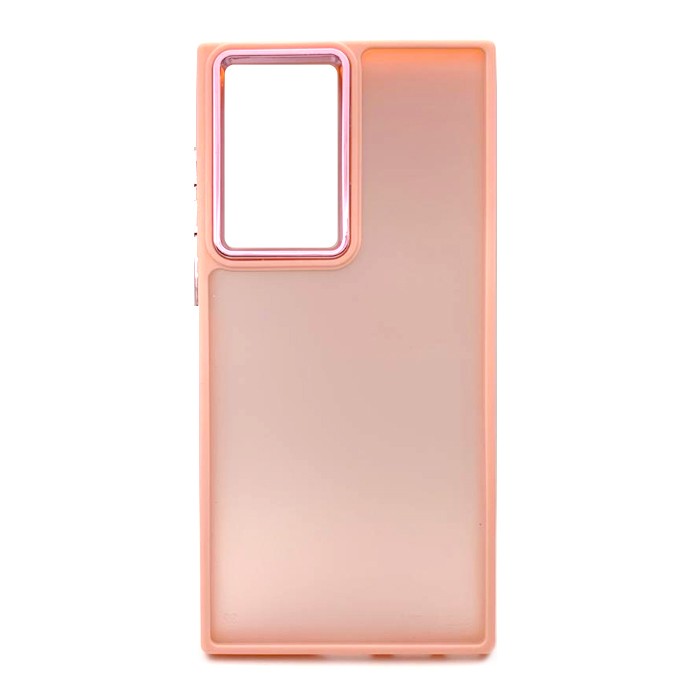 Накладка FIBRA Metallic Matte для Samsung S22 Ultra (Pink)-0