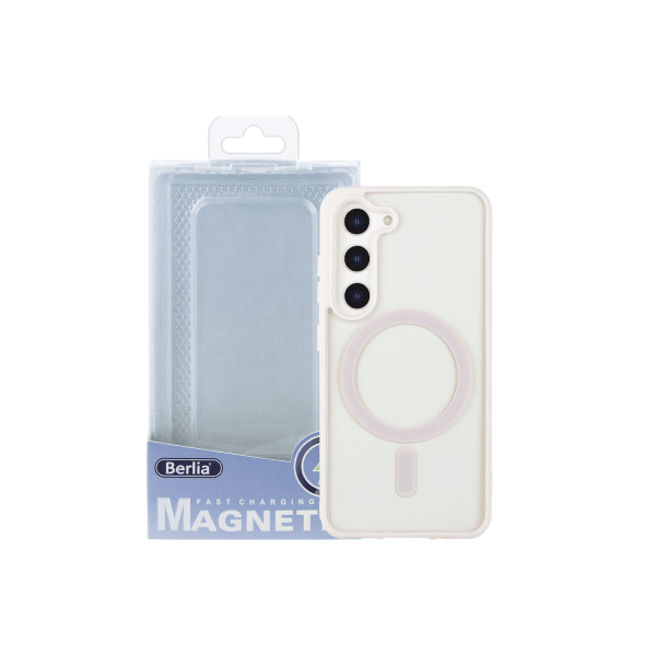 Накладка Magsafe Berlia Color Series для SAMSUNG S23 Plus (Pink)-0