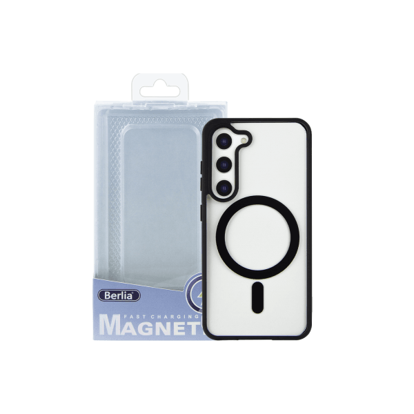 Накладка Magsafe Berlia Color Series для SAMSUNG S23 Plus (Black)-0