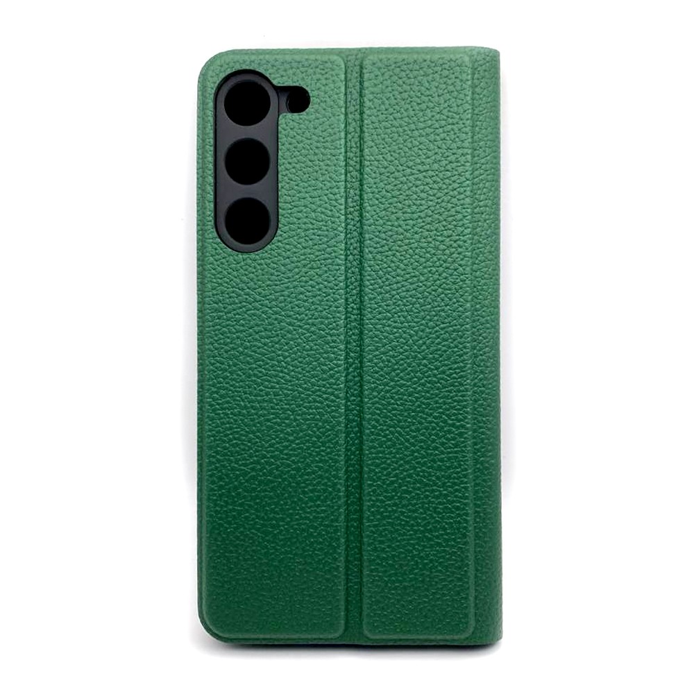 Книжка Leather Flip case для Samsung S23 Plus (Dark green)-1