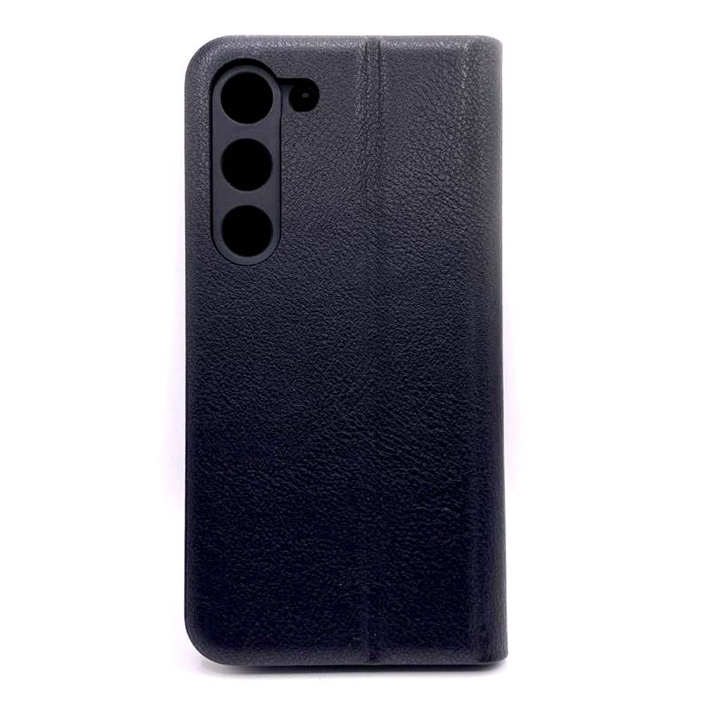 Книжка LEATHER для Samsung S23 чорна-1