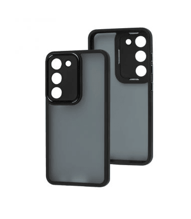Накладка Luxury Metal Lens для SAMSUNG S23 (Чорна)-0