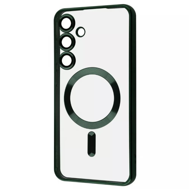 Чохол SHINING Camera MagSafe для Samsung S23FE (dark green)-0