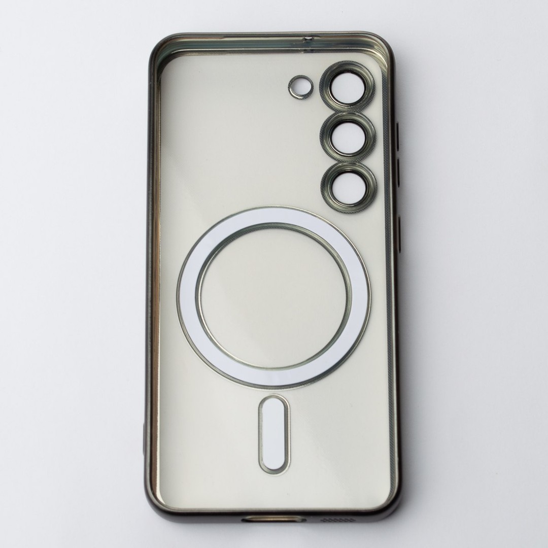 Накладка Metal Matte Case MagSafe для Samsung S23 FE (Dark violet)-1