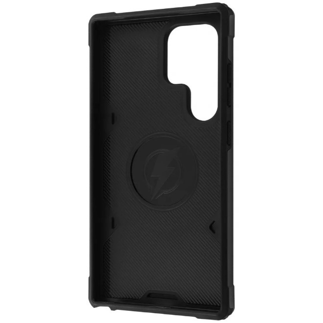 Накладка WAVE Iron Grip with Magnetic Ring для Samsung S23 Ultra (dark green)-1