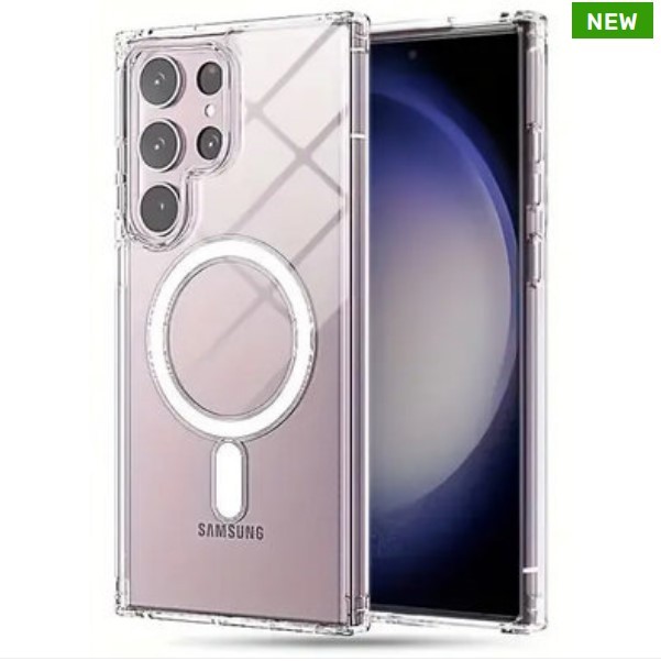 Накладка Clear Case MagSafe для Samsung S23 Ultra-0