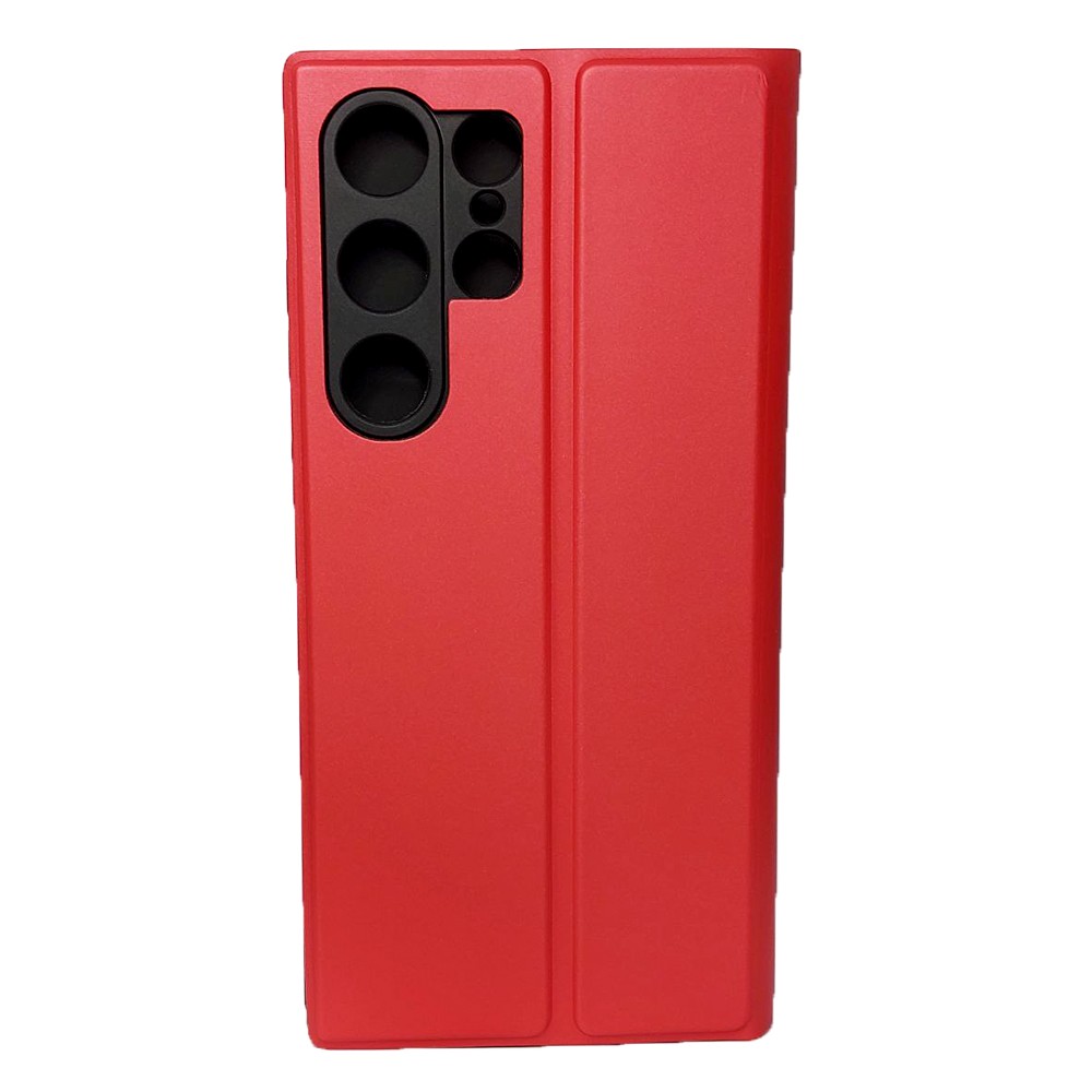 Книжка Shell Case для Samsung S23 Ultra червона-1