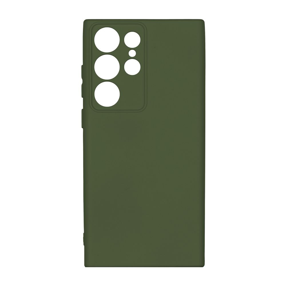 Накладка Silicone Full Protective для Samsung S23 Ultra (Dark green)-0