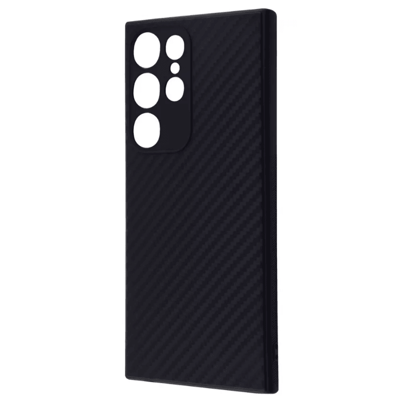 Накладка Ultra Carbon для Samsung S23 Ultra чорний-0