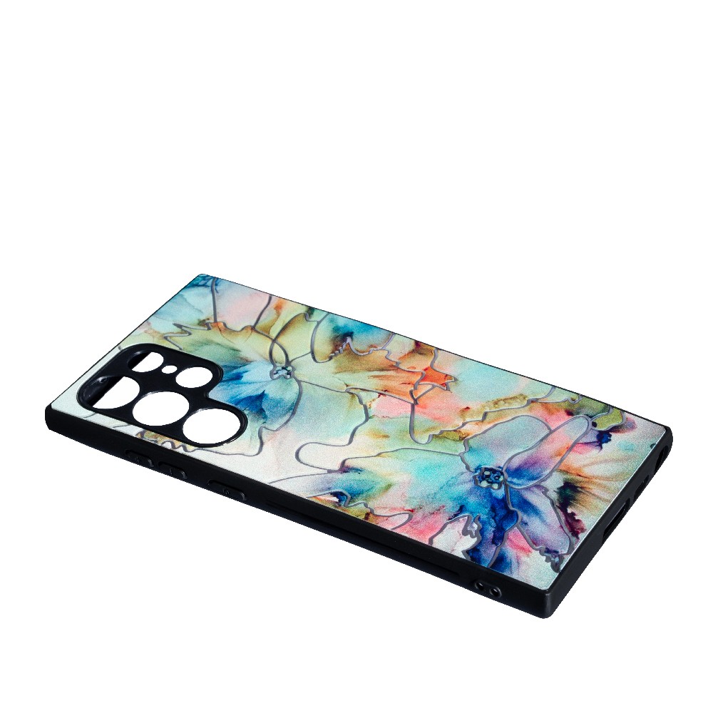 Накладка Marble Ultraviolet для Samsung S23 Ultra Light Green-1
