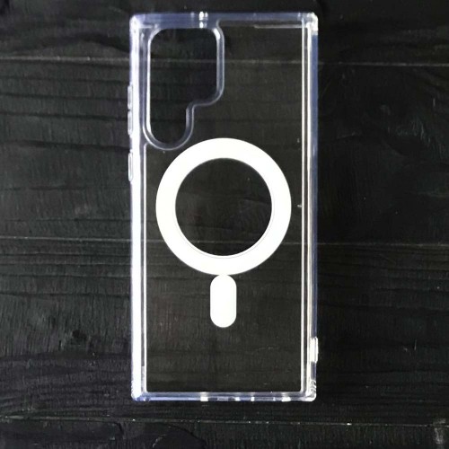 Накладка Clear Case MagSafe для Samsung S24 Ultra-0