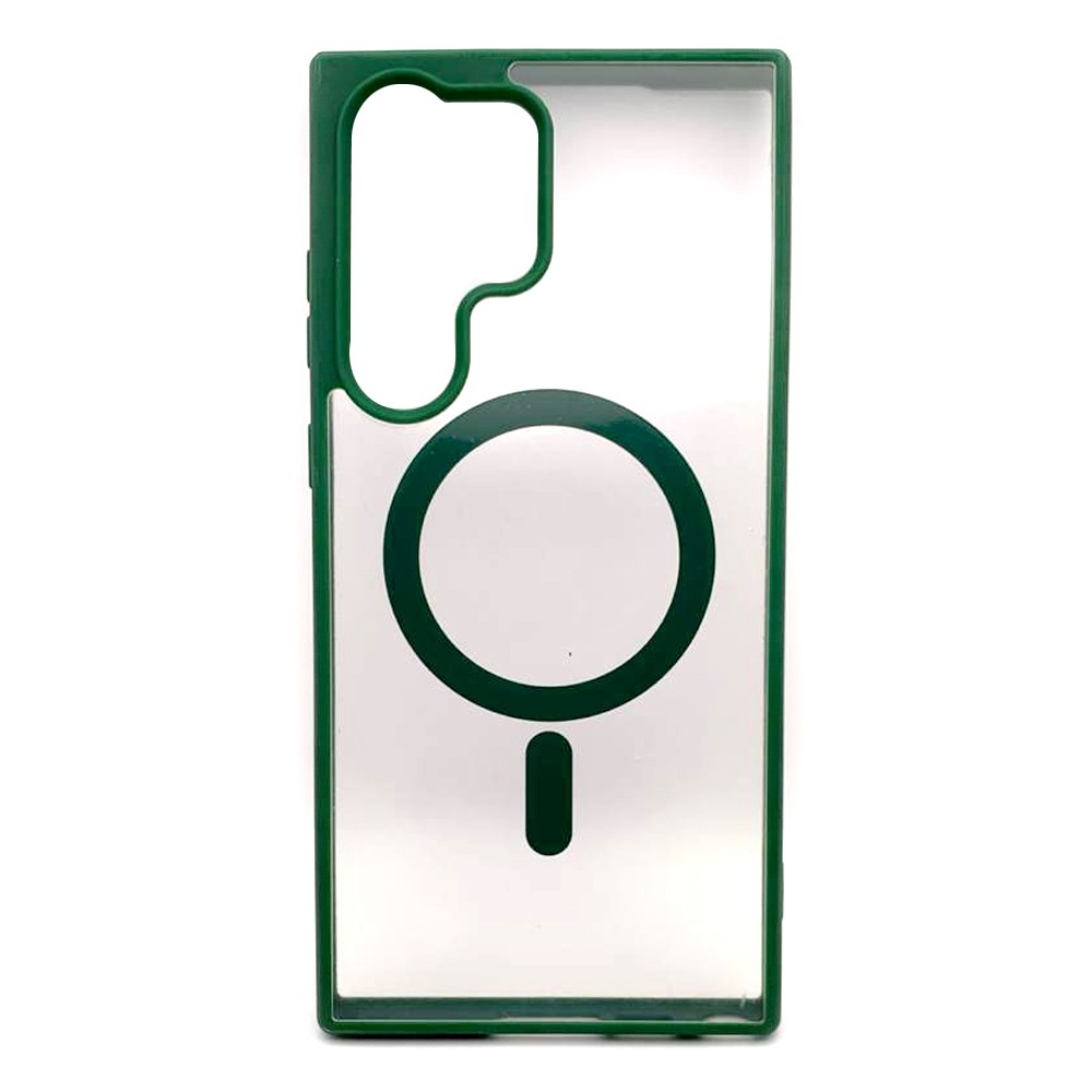 Накладка Magsafe Berlia Color Series для SAMSUNG S23 Ultra (Green)-0