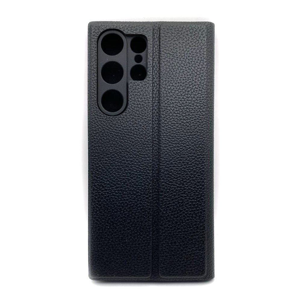 Книжка Leather Flip case для Samsung S23 Ultra (Black)-1
